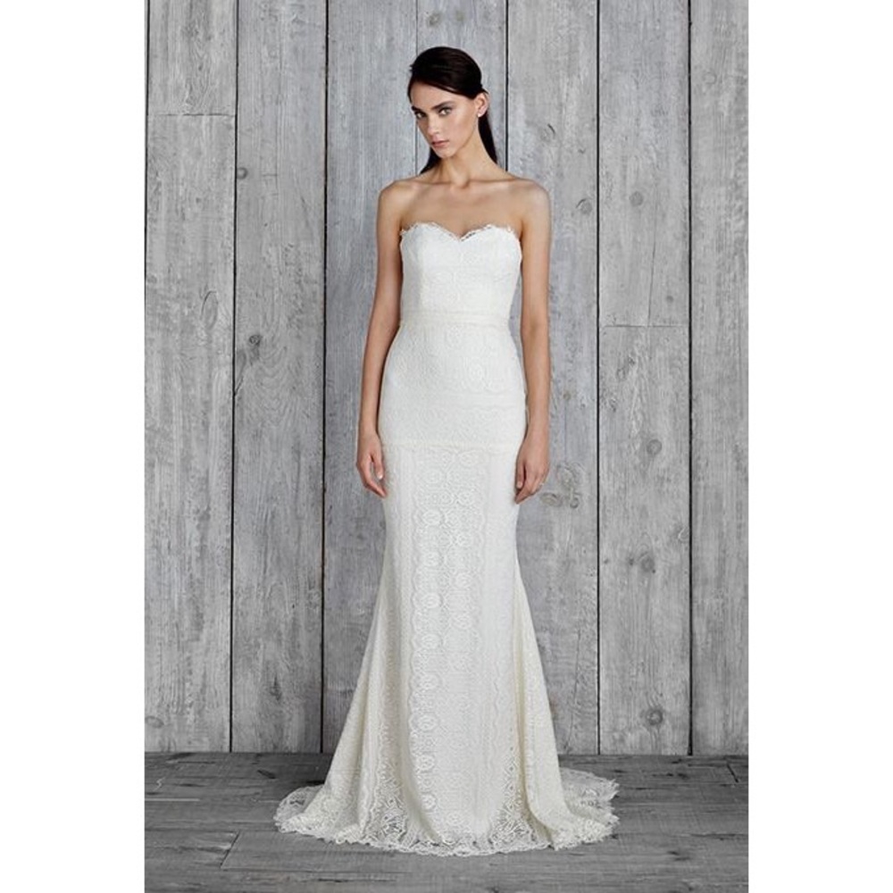 Nicole Miller Mariana ID10002 lace bridal sz 10